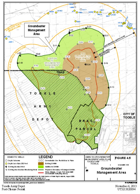 Tooele Army Depot Map