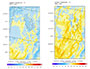 Image: WRF 2-m air temperature and wind velocity predictions on 10-km grid for northern Utah at 4:00 am April 12, 2017 (left) and 4:00 am April 13, 2017 (right).