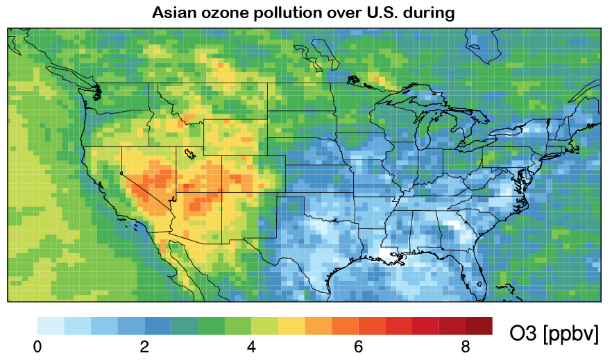 Pollution Over U.S.