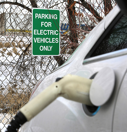 Electric vehicle EV Chargers at the Utah Department of Environmental Quality