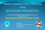 Backflow 101 Screenshot: Prevention Types