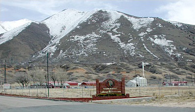 Entrance to the Ensign-Bickford Plant