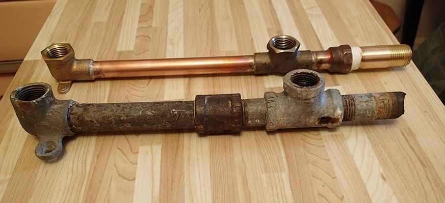 Older plumbing often contains lead in pipes or fittings that can leach into drinking water