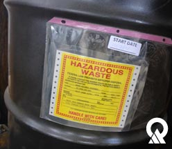 Hazardous Waste Barrel