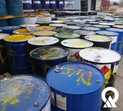 Hazardous Waste Barrels