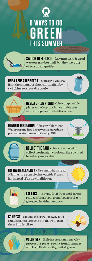 Infographic: 9 Ways to Go Green This Summer