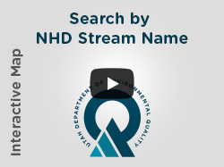 Water Quality Search By NHD Stream Name: Interactive Map