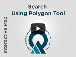 Water Quality Search Using Polygon Tool: Interactive Map