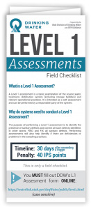 Level 1 Assessments Drinking Water Brochure