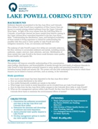 Screenshot: Lake Powell Coring Fact Sheet PDF