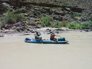 San Juan River rafting. Photo credit to slashvee