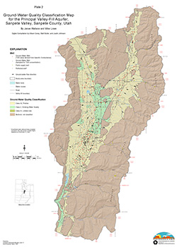 Sanpete Valley Plate 02 Aquifer Map