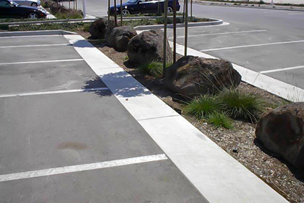 Parking lot runoff example