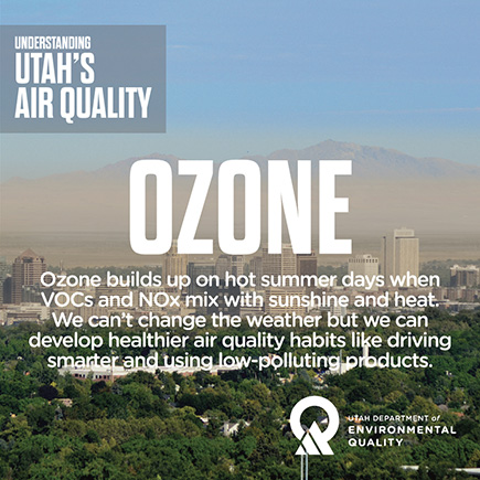 Infographic Understanding Utah's Air Quality: Ozone