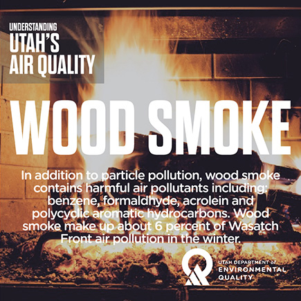Infographic Understanding Utah's Air Quality: Wood Smoke