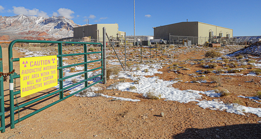 Uranium Mill in Shootaring Canyon, Utah