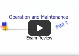 YouTube: Operation and Maintenance Part 1