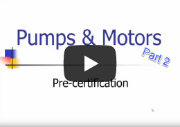YouTube: Pumps and Motors Part 2